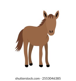 Ilustração Sem Rosto De Animal De Cavalo