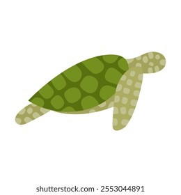 Ilustración sin rostro de tortuga animal