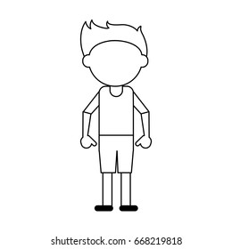 faceless man avatar icon image 
