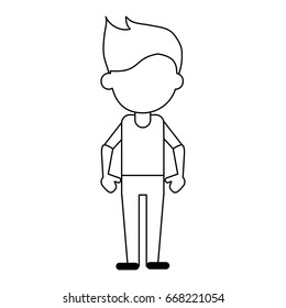 faceless man avatar icon image 