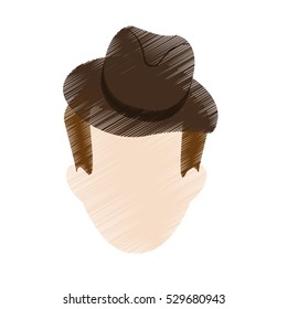faceless man icon image vector illustration design 