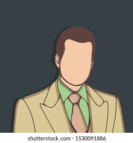 Faceless Portrait of Cool Businessman