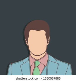 Faceless Portrait of The Stylish Businessman
