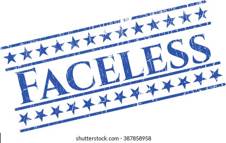Faceless rubber seal