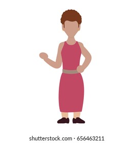faceless woman adult