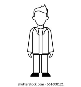 faceless young man icon image 