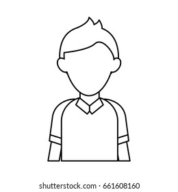 faceless young man icon image 