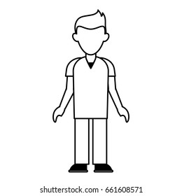 faceless young man icon image 