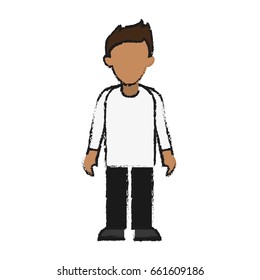 faceless young man icon image 