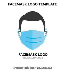 Facemask Logo, Surgical Mask Logo. Vector design