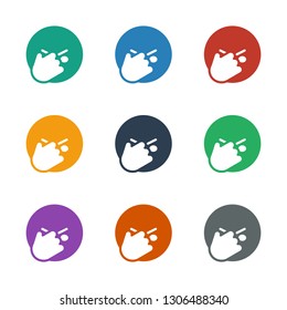 facepalm emot icon white background. Editable filled facepalm emot icon from emotions. Trendy facepalm emot icon for web and mobile.