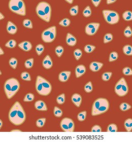 Faces Of Aliens UFO pattern.Alien seamless background.Modern design for textiles and fabrics, wrapping paper and wallpapers of all kinds.Universal vector icons alien heads seamless patterns tiling.