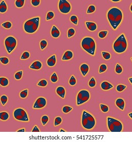 Faces Of Aliens UFO pattern.Alien seamless background.Modern design for textiles and fabrics, wrapping paper and wallpapers of all kinds.Universal vector icons alien heads seamless patterns tiling.