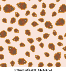Faces of aliens UFO seamless pattern. Background for textiles and fabrics, wrapping paper and wallpapers of all kinds. Universal design icons alien heads seamless patterns tiling.