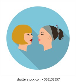 Faces icon.