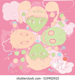 faces and masks

