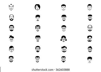 Faces Vector Icons 5