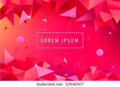 faceted abstract background. Geometric modern origami style. Low poly illustration. 3d polygonal texture. Web page, modern business brochure/ leaflet, flyer, cover template.