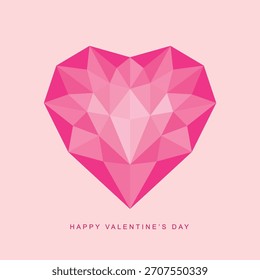 Cristal de cuarzo facetado en forma de corazón con suave transparencia y reflejos de piedras preciosas. Mágico, místico y de moda para el Día de San Valentín.