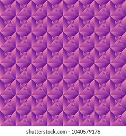 Faceted square pattern, revetment, 3d surface background