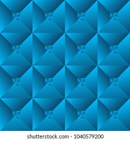 Faceted square pattern, revetment, 3d surface background