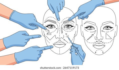 Facial Anatomy Alteration and Rejuvenation Surgical Techniques for Restoring Youthful Facial Appearance