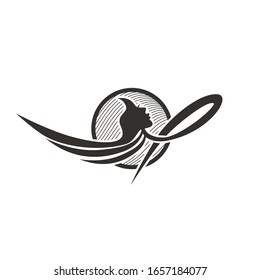 Facial Beauty Branding Logo, Harmony and Soft Vector Logo