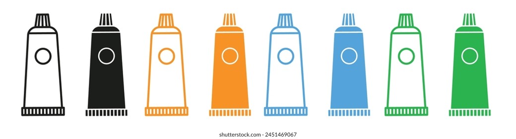 Facial care product icon for creams and serums used in beauty regimens