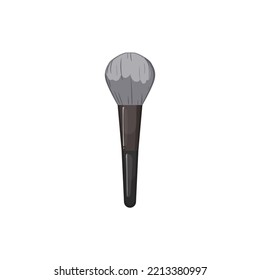 facial cosmetic brush cartoon. facial cosmetic brush sign. isolated symbol vector illustration