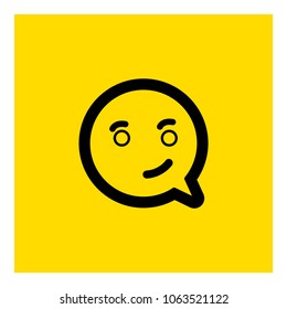 facial expressions. emoticons icon vector