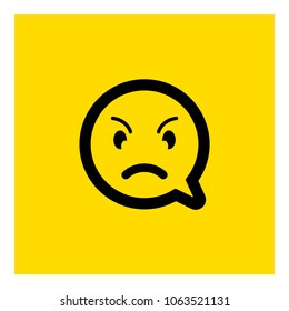 facial expressions. emoticons icon vector