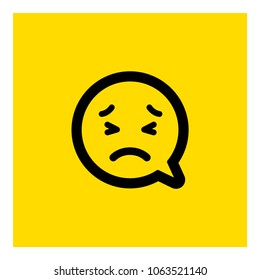 facial expressions. emoticons icon vector
