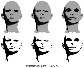 facial expressions illustrations