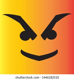 Facial Expressions Vector Design Template