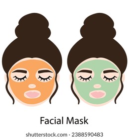 Facial Face Mask, Face Mask, Self love, Self care, Skin care