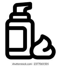 elemento de activo de ilustración de vector de icono facial