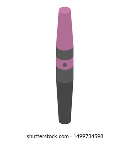 Facial mascara icon. Isometric of facial mascara vector icon for web design isolated on white background