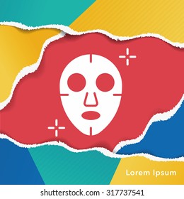 Facial mask icon