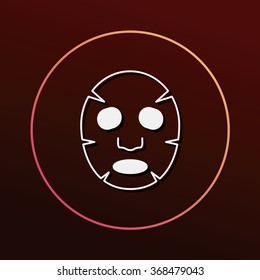 Facial mask icon