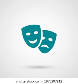 facial mask icon. Vector illustration EPS 10.