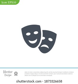 facial mask icon. Vector illustration EPS 10.