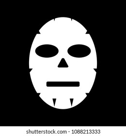 Facial mask line icon