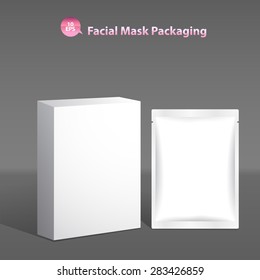 Facial Mask Packaging For Cosmetics