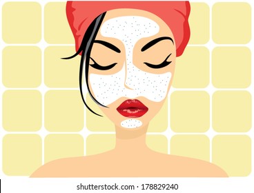 Facial Mask - scrub