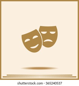 facial mask symbol
