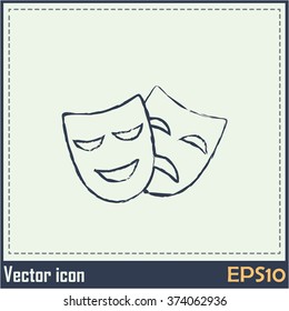 facial mask symbol