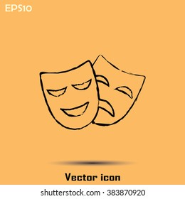 facial mask symbol