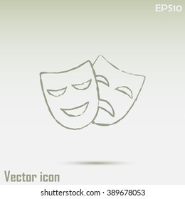 facial mask symbol