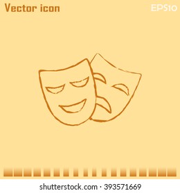 facial mask symbol