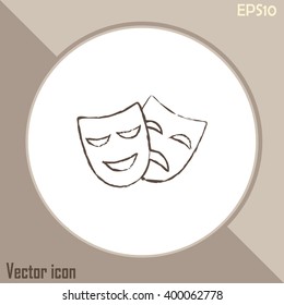 facial mask symbol